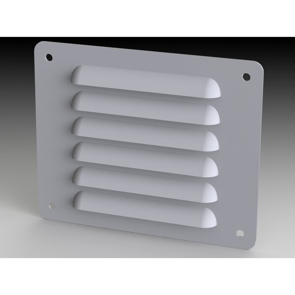 Louver Stand Kit, 4-1/2 in. H x 5-1/2 in. W x 0.43 in. L, Steel
